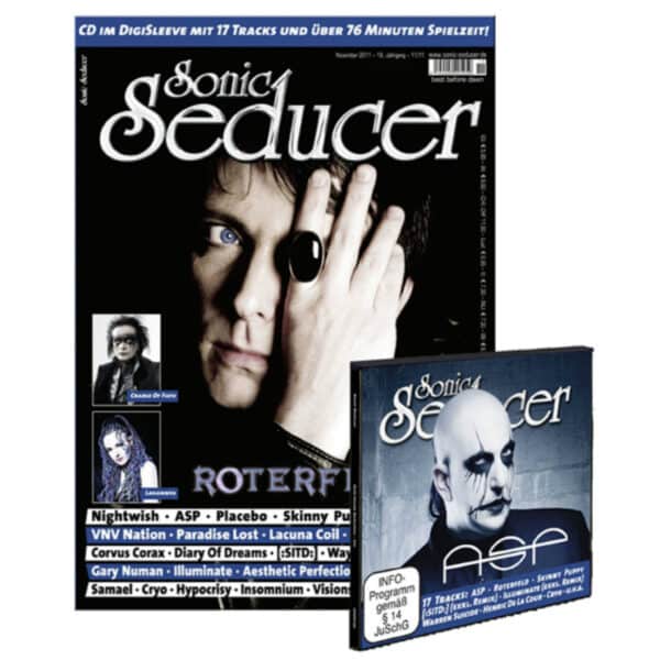 Sonic Seducer 11/2011 mit Roterfeld-Titelstory + 17 Track CD, im Mag: ASP, VNV Nation, Corvus Corax u.v.m. @ Sonic Seducer