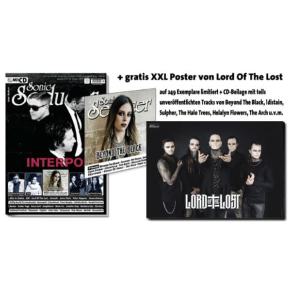 LIMITED EDITION Sonic Seducer 09/2018 mit Interpol-Titelstory + 17 Track CD GRATIS XXL-POSTER von Lord Of The Lost (249 Exemplare) @ Sonic Seducer
