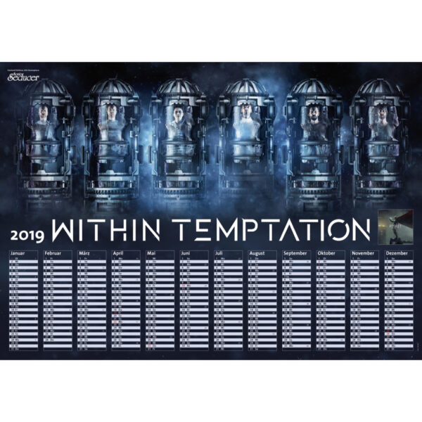 LIMITED EDITION Sonic Seducer 12/2018 - 01/2019 + XXL-Poster von Within Temptation & Titelstory + Gothic-Fetisch Kalender 2019 im XXL-Format @ Sonic Seducer