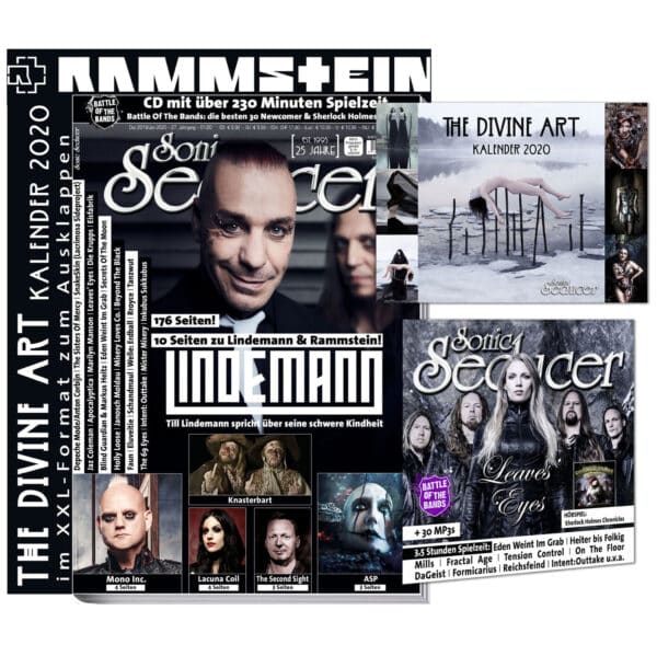 RAMMSTEIN & Till LINDEMANN Bundle: 57 Seiten - 12 Magazine + 15 CDs @ Sonic Seducer