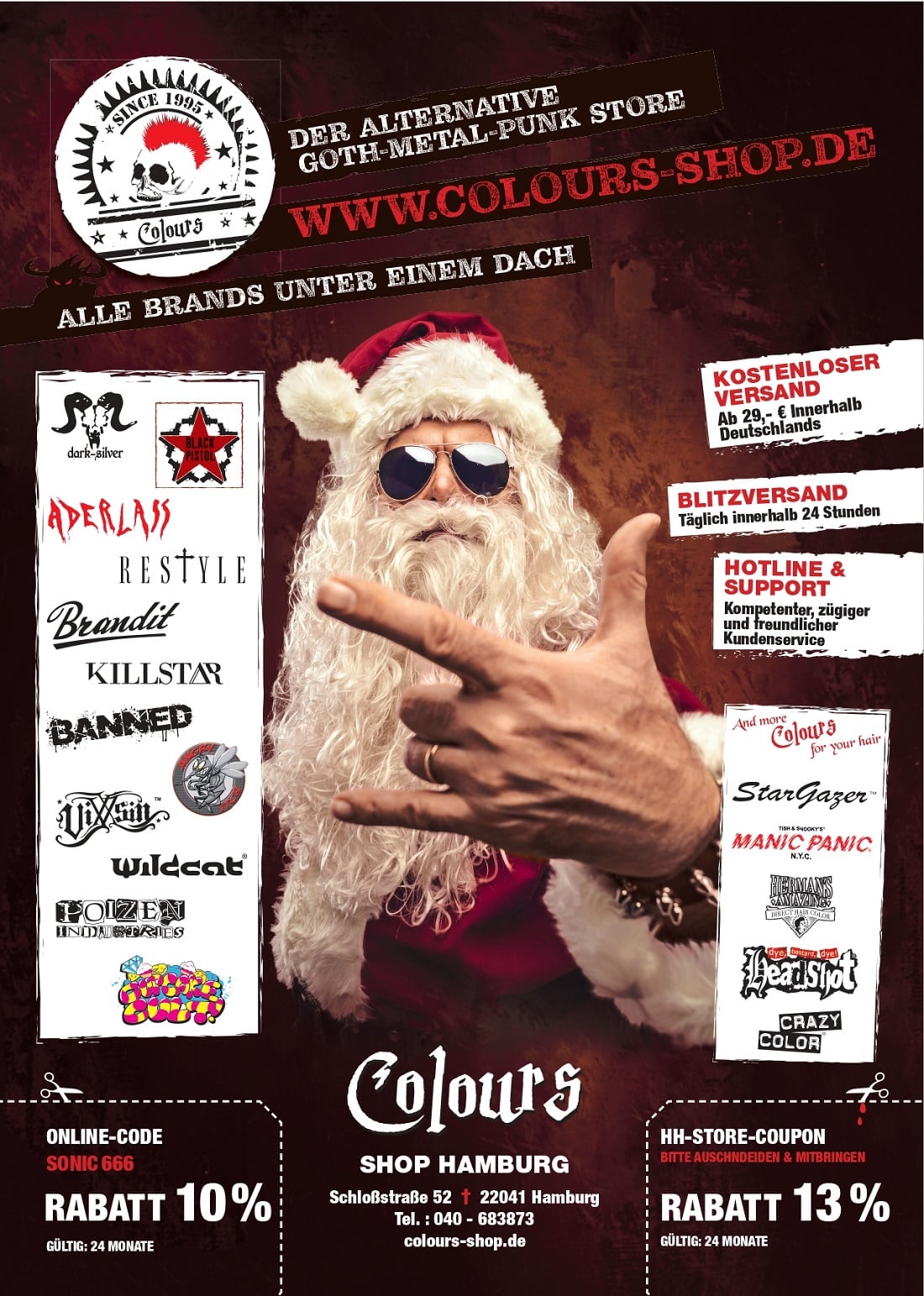 colours shop santa homepage