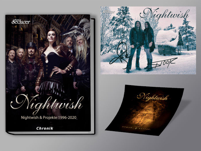 Nightwish Chronik Aufkleber Postkarte Plastisch700