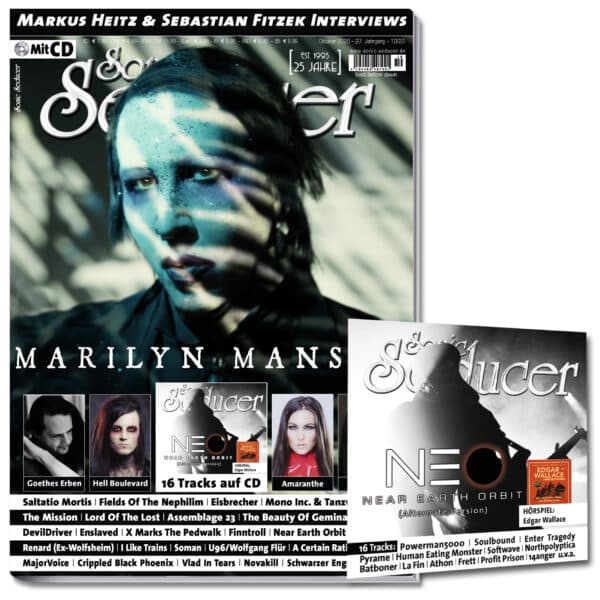 Sonic Seducer 10/2020 Marilyn Manson Titelstory + 16 Tracks auf CD, im Mag: Goethes Erben, Saltatio Mortis, Fields Of The Nephilim, Eisbrecher, Mono Inc.&Tanzwut, Sebastian Fitzek @ Sonic Seducer