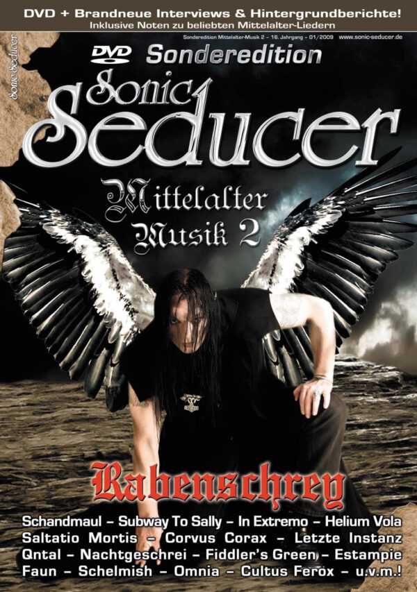 Sonic Seducer Sonderedition Mittelalter-Musik 2 + DVD mit 23 teils exkl. Videos; Clips & Interviews @ Sonic Seducer