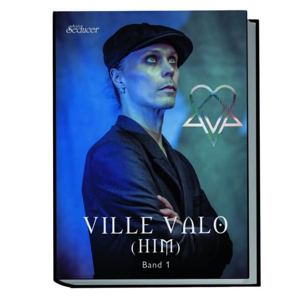 Ville Valo - HIM Chronik-Buch Set - Band 1 + 2 Hardcover + signierte Fotokarte limited 666 Ex. @ Sonic Seducer