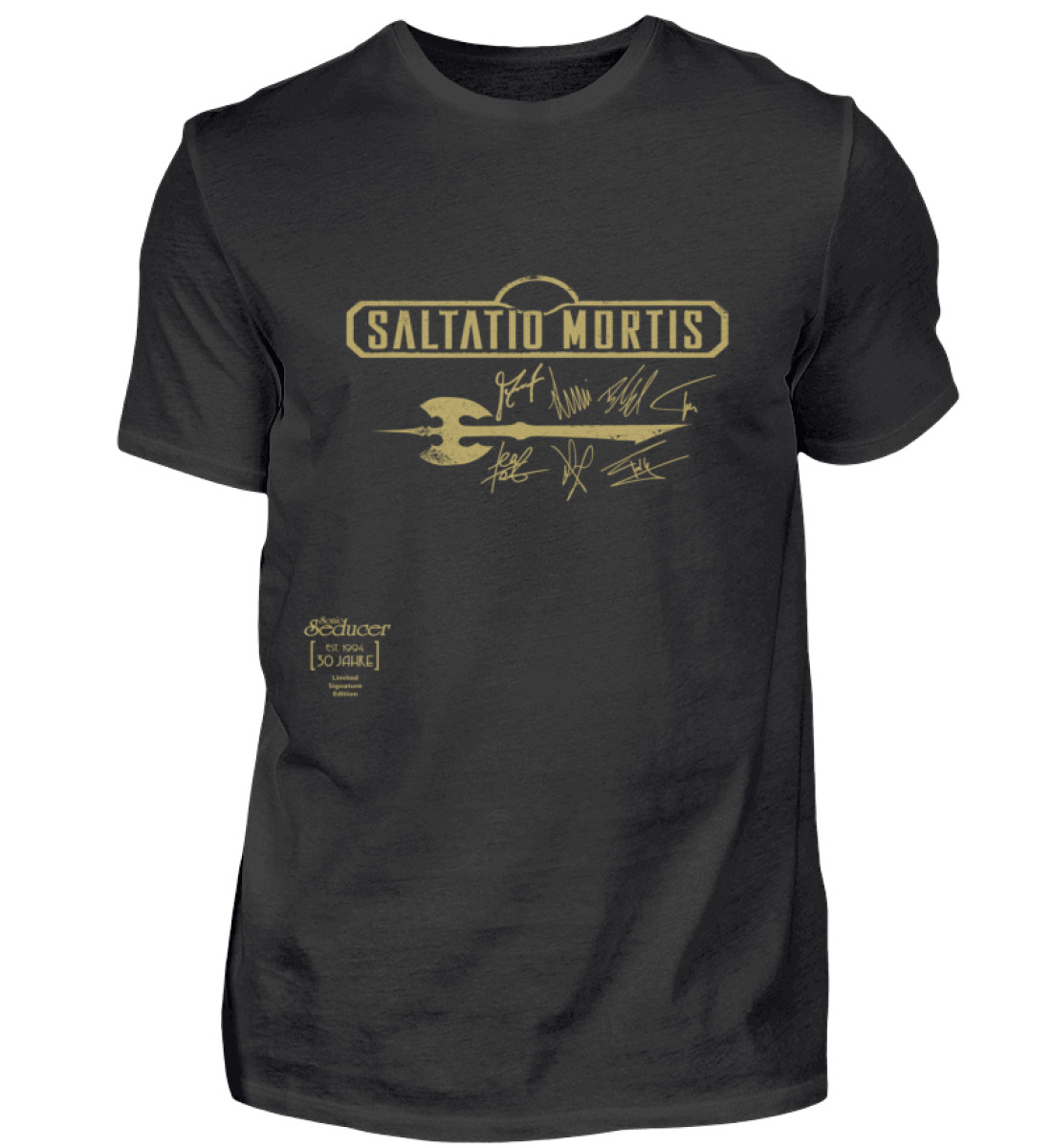 Saltatio Mortis Finsterwacht exklusiv limited 'Signature Shirt' Herren T-ShirtSeducer Signature Shirt - Herren Shirt-16