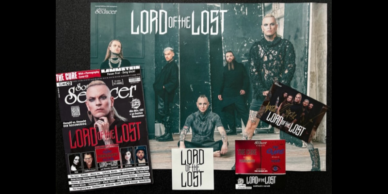 Letzte Exemplare: Lord Of The Lost "Weapons Of Mass Seduction"-Bundle - sign. Fotokarte, XL-Poster + Sticker! @ Sonic Seducer