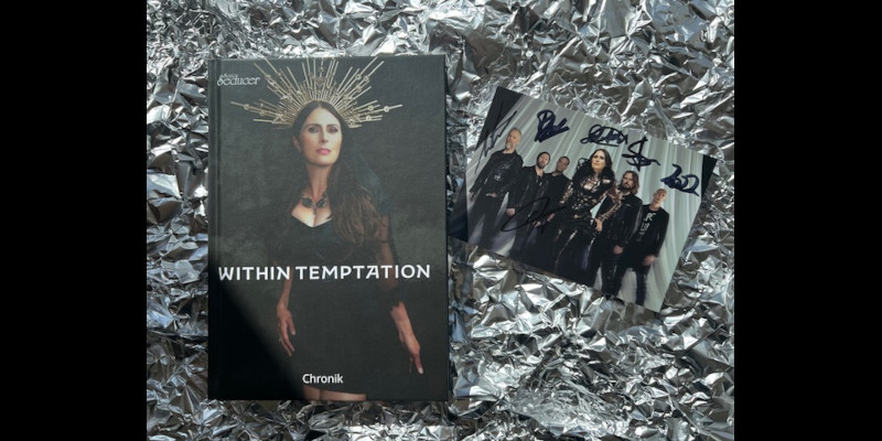 Letzte Exemplare: Within Temptation-Chronik + signierte Autogrammkarte @ Sonic Seducer