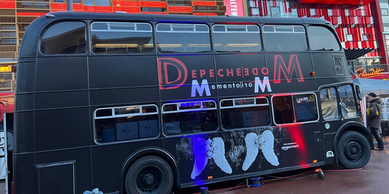 Depeche Mode Bus in Hamburg